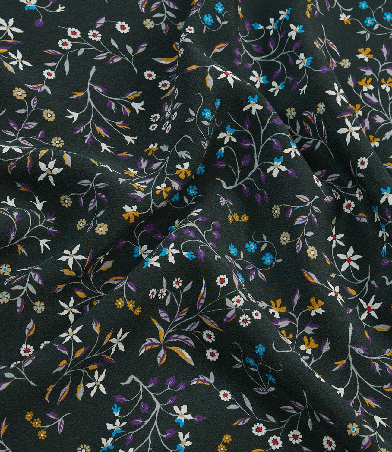 All Over Floral Pocket Square - Green