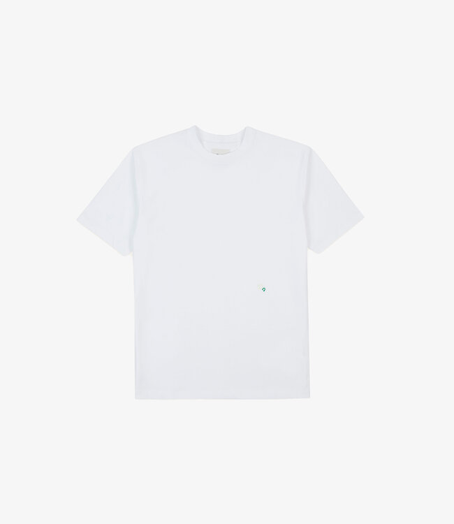 Drake's Embroidered 'Horseshoe' Tee - White
