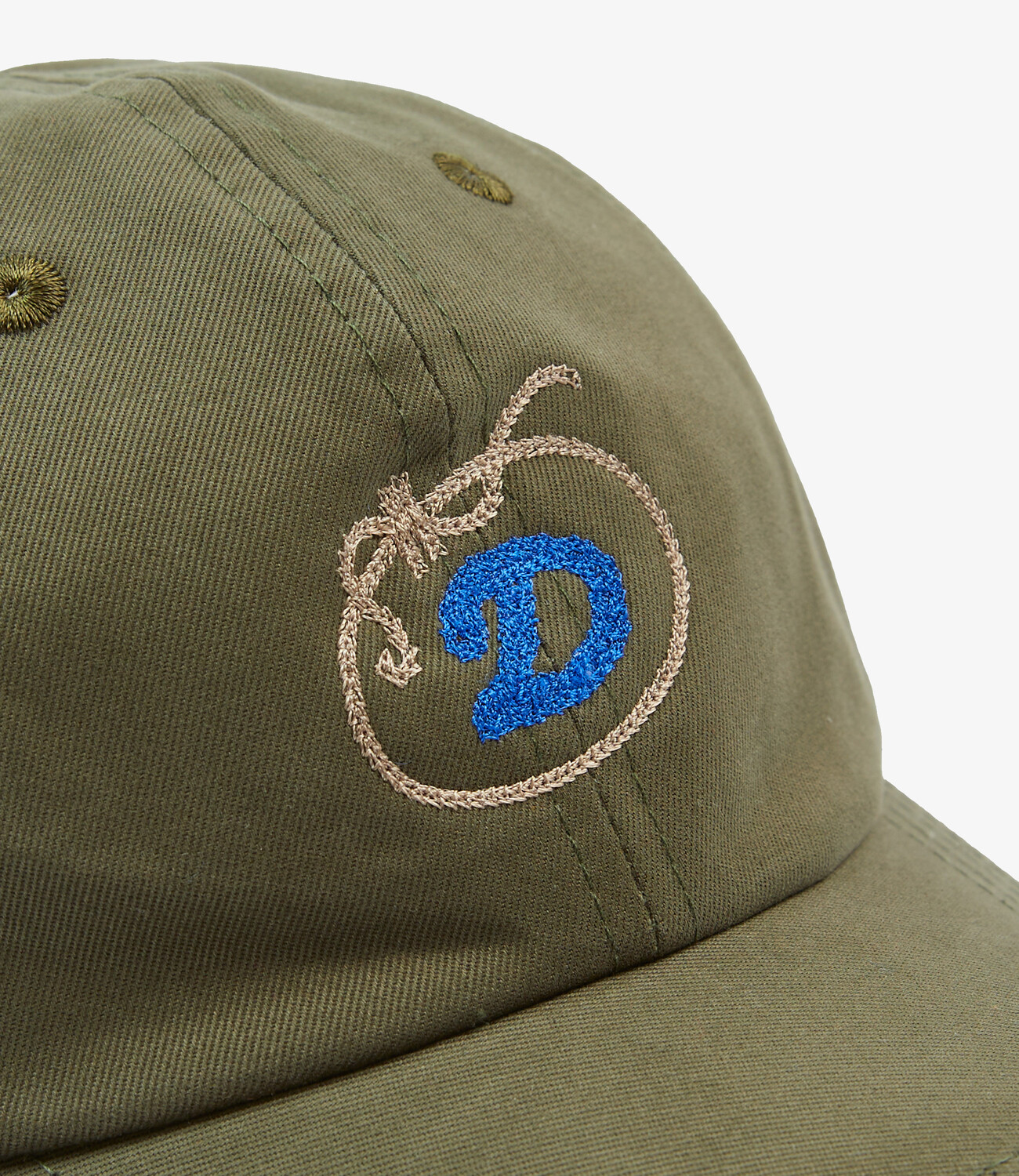 D Lasso Baseball Cap - Khaki