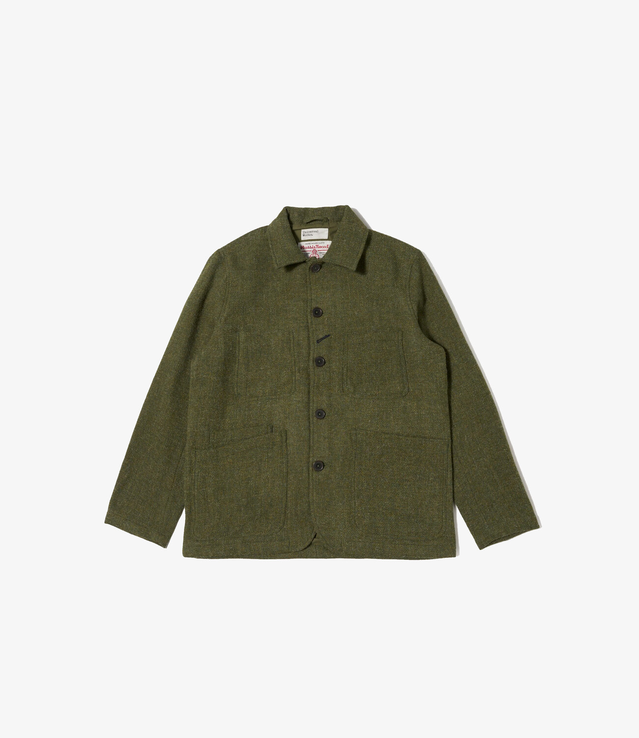Baker jacket - harris tweed green