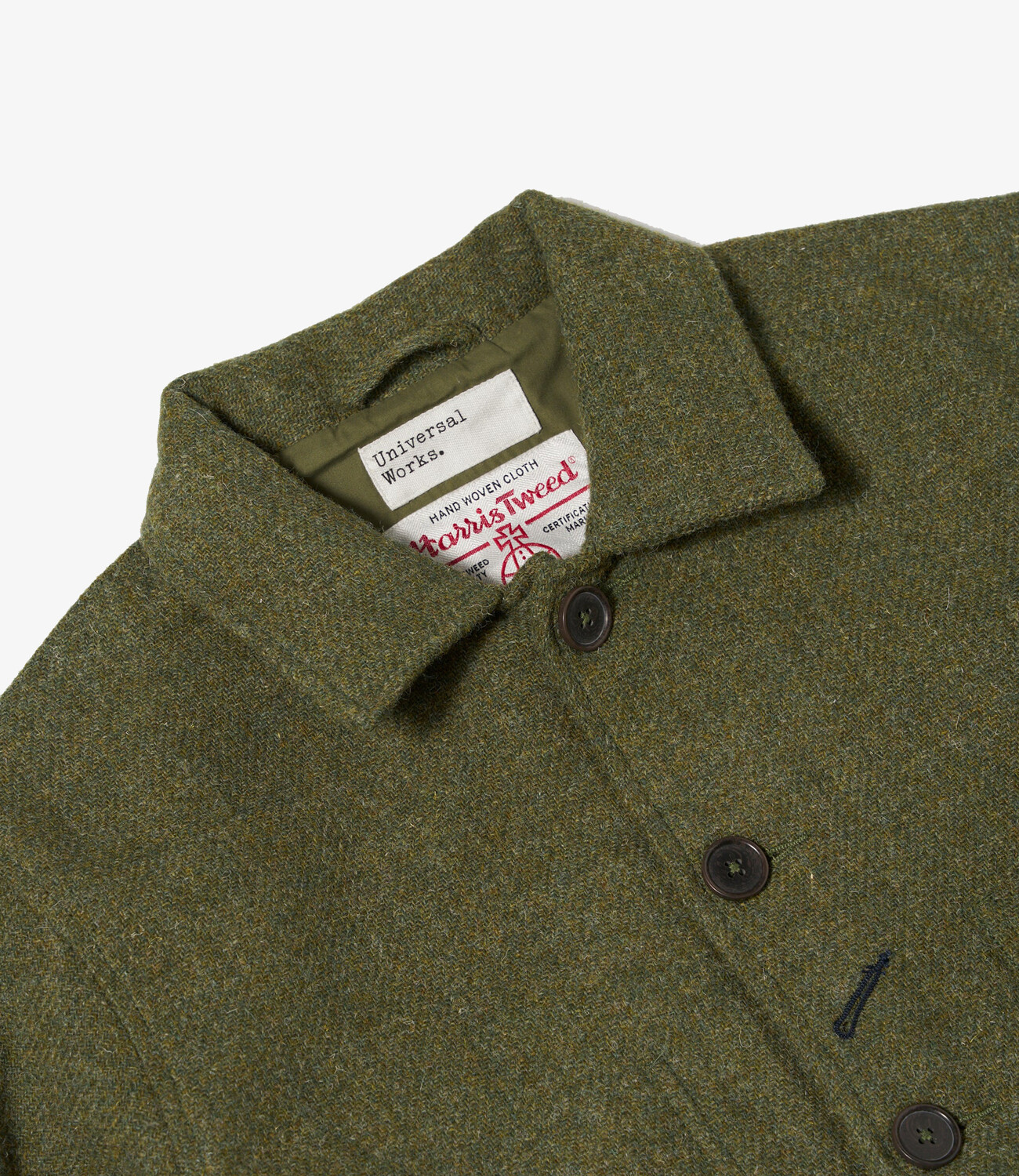 Baker jacket - harris tweed green