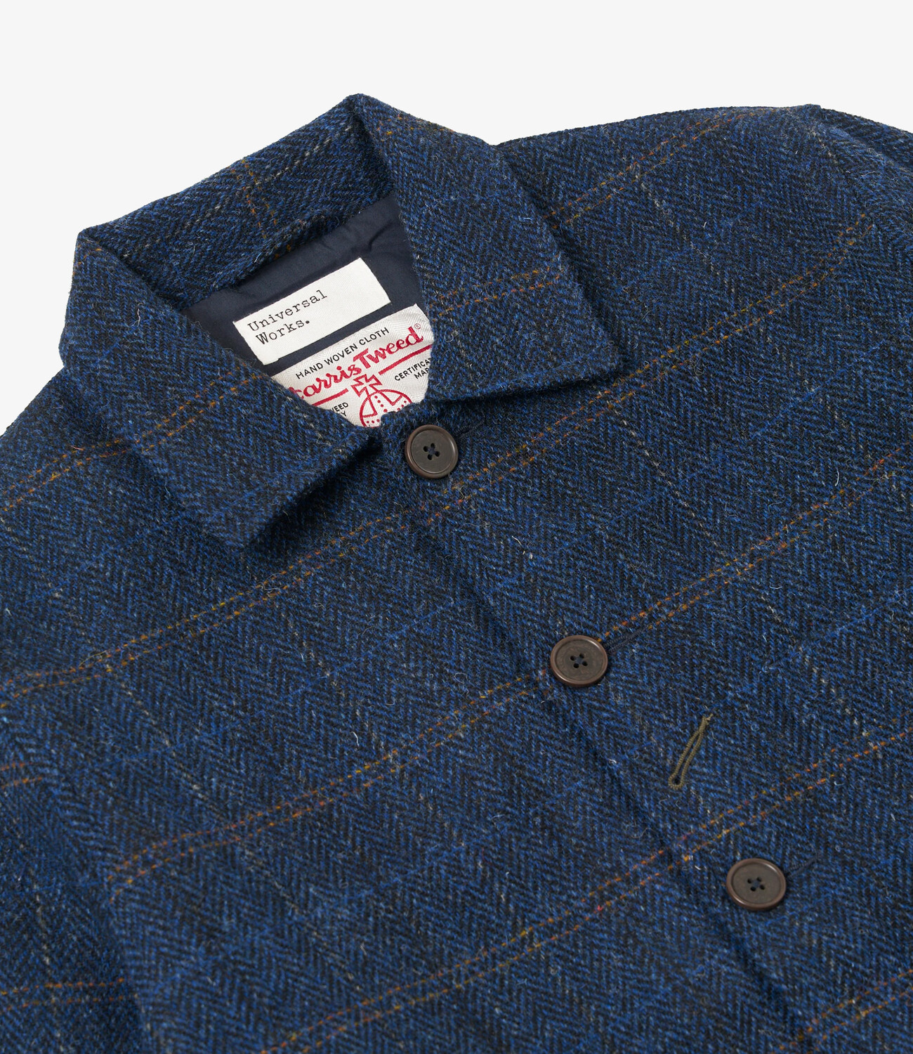 Baker jacket - harris tweed navy