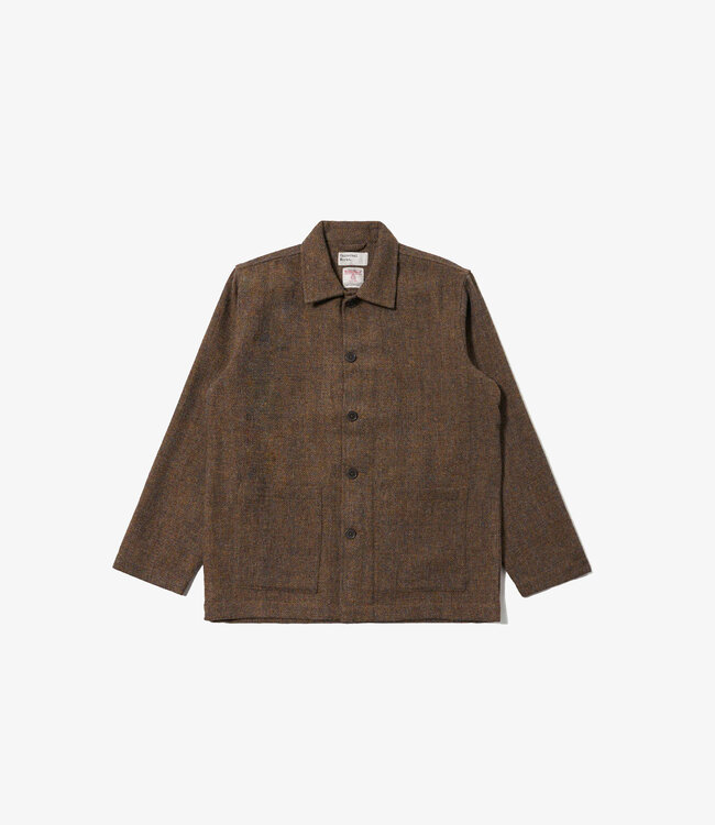 Universal Works Easy jacket - Harris tweed gold