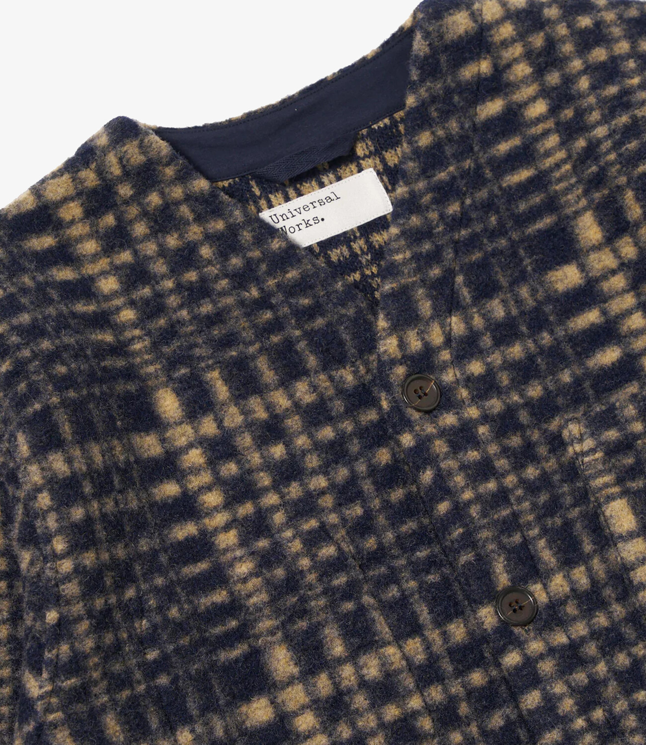 Cardigan telepass fleece - Navy