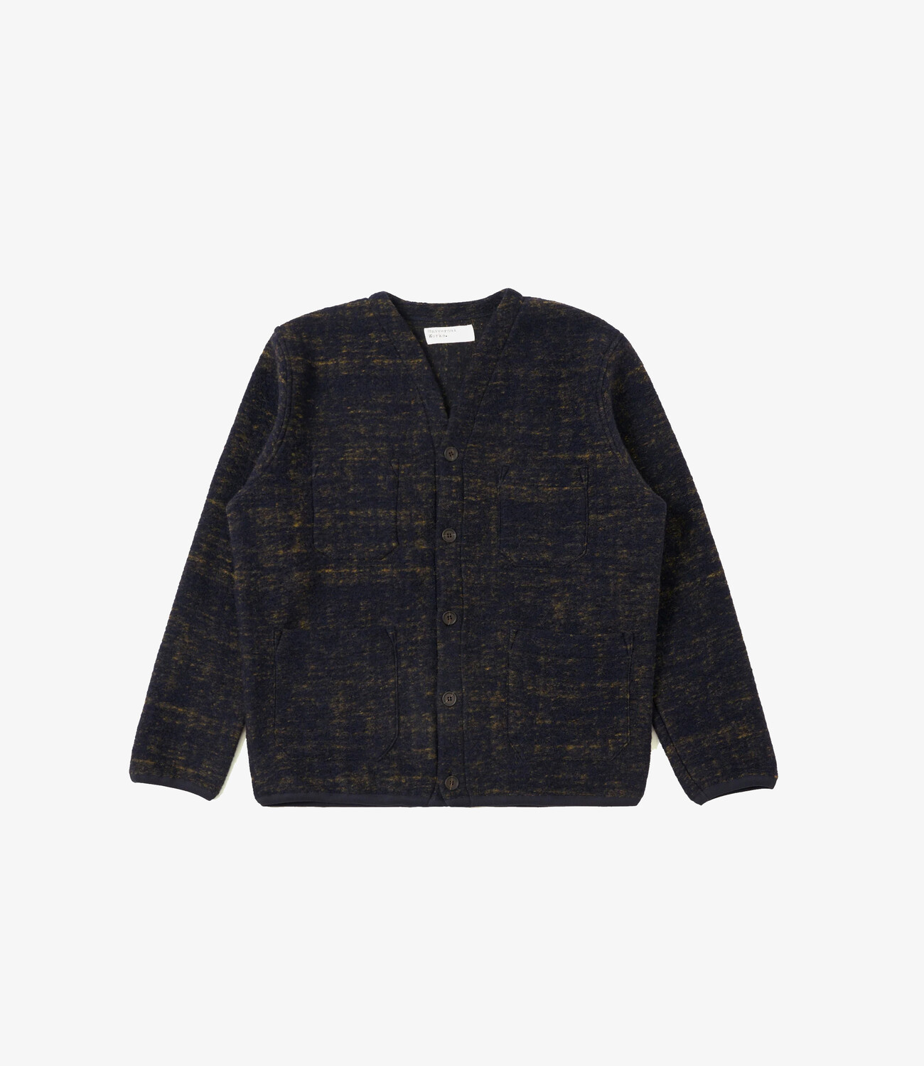 Cardigan marble fleece - navy