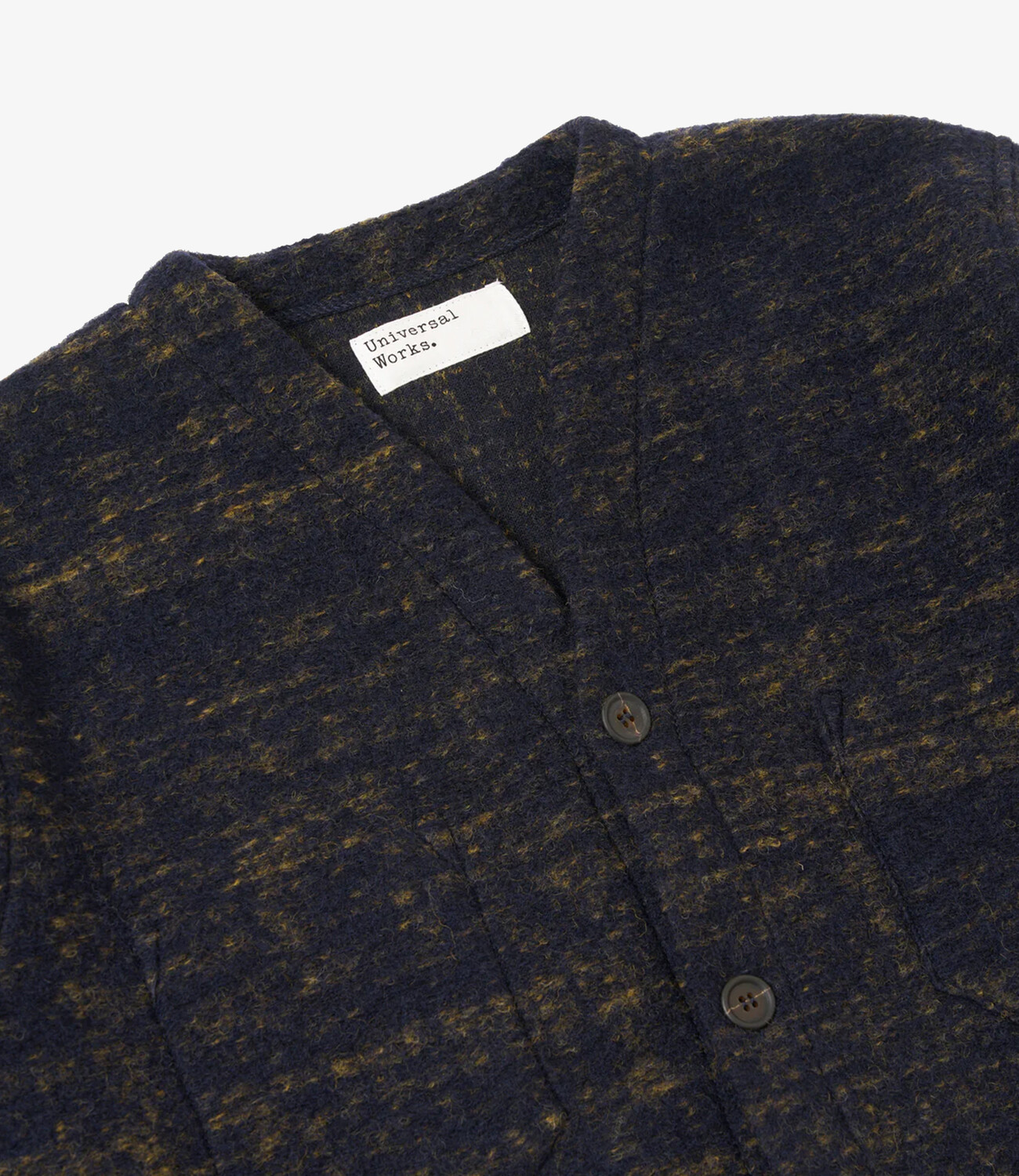 Cardigan marble fleece - navy