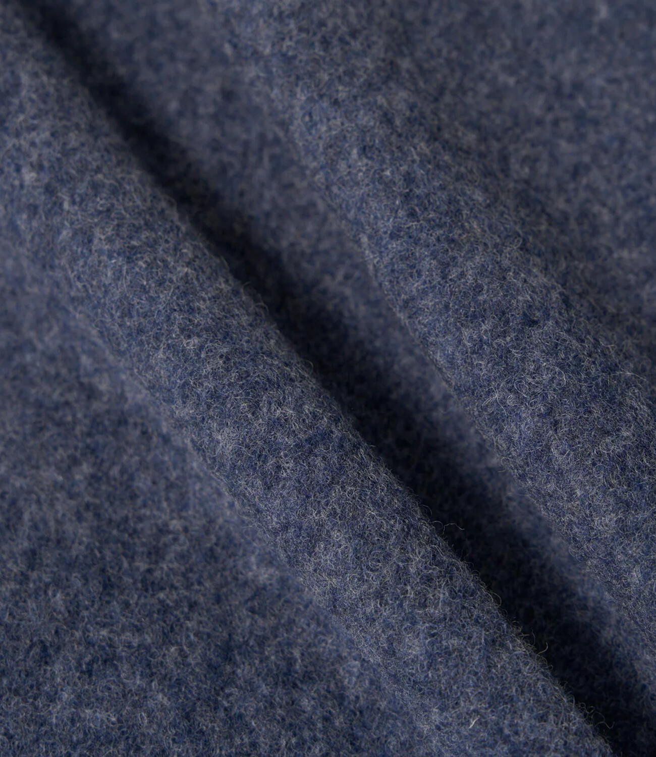 Zip Bomber - Wool Fleece slate blue