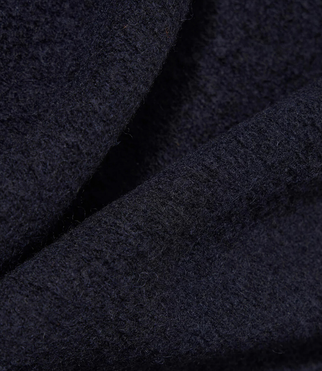 Zip Bomber - Wool Fleece navy