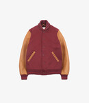 Dehen 1920 Varsity Jacket -  Burgundy/Rust