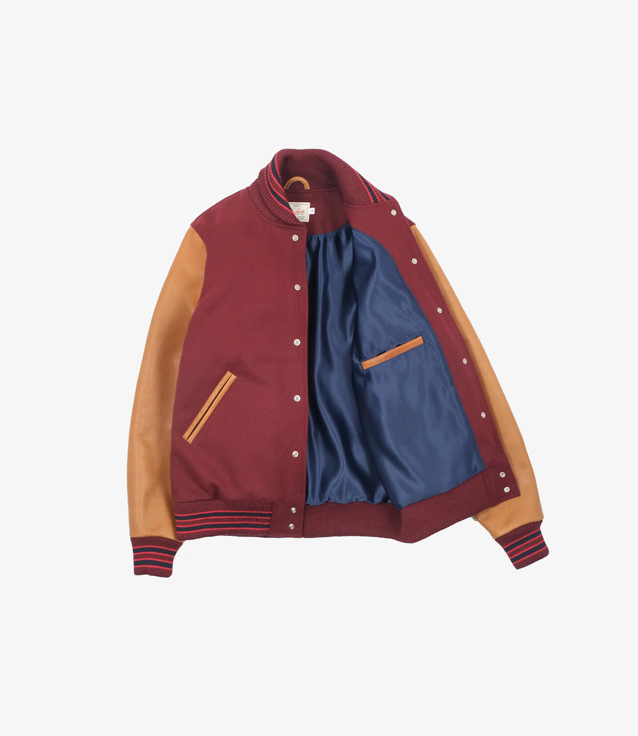 Varsity Jacket -  Burgundy/Rust