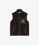 Carhartt WIP Prentis Vest Liner - Palisander Black