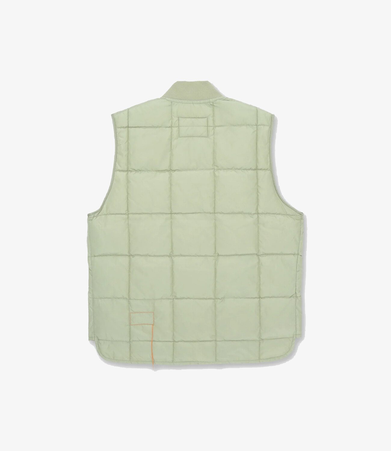 Woven vest w/camo lining - Light green
