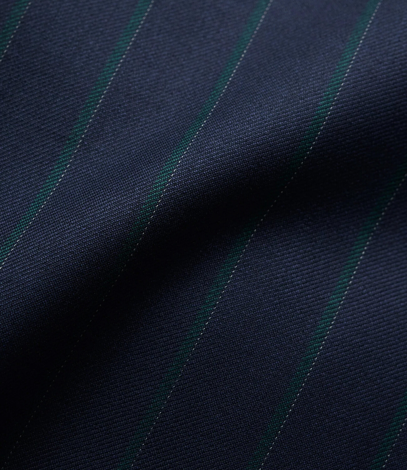 Samurai trousers - Navy double pinstripe