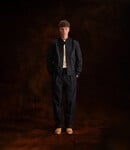 Fortela Wool bomber jacket - Blue