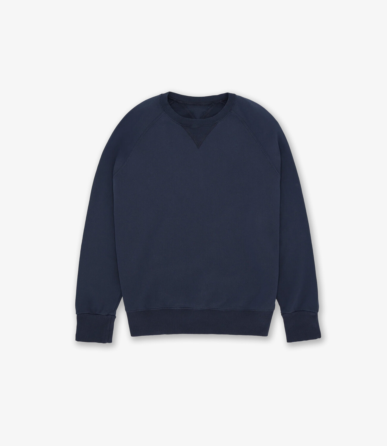 Woven crewneck sweatshirt - Indaco