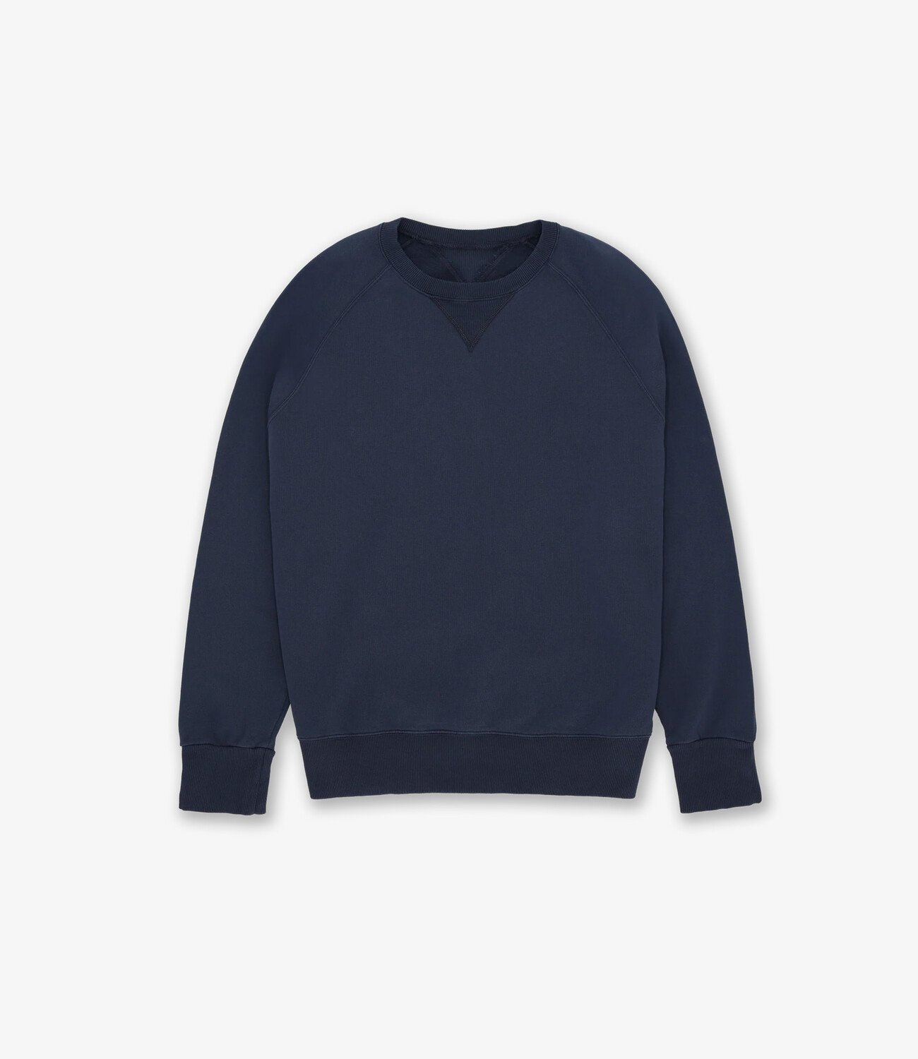 Woven crewneck sweatshirt - Indaco