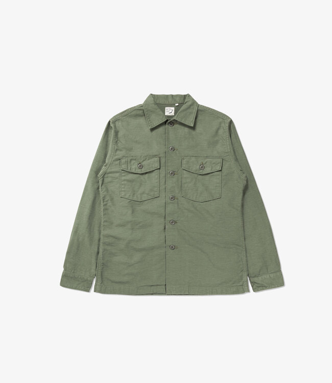 OrSlow 8045 U.S army fatigue Shirt - Green used