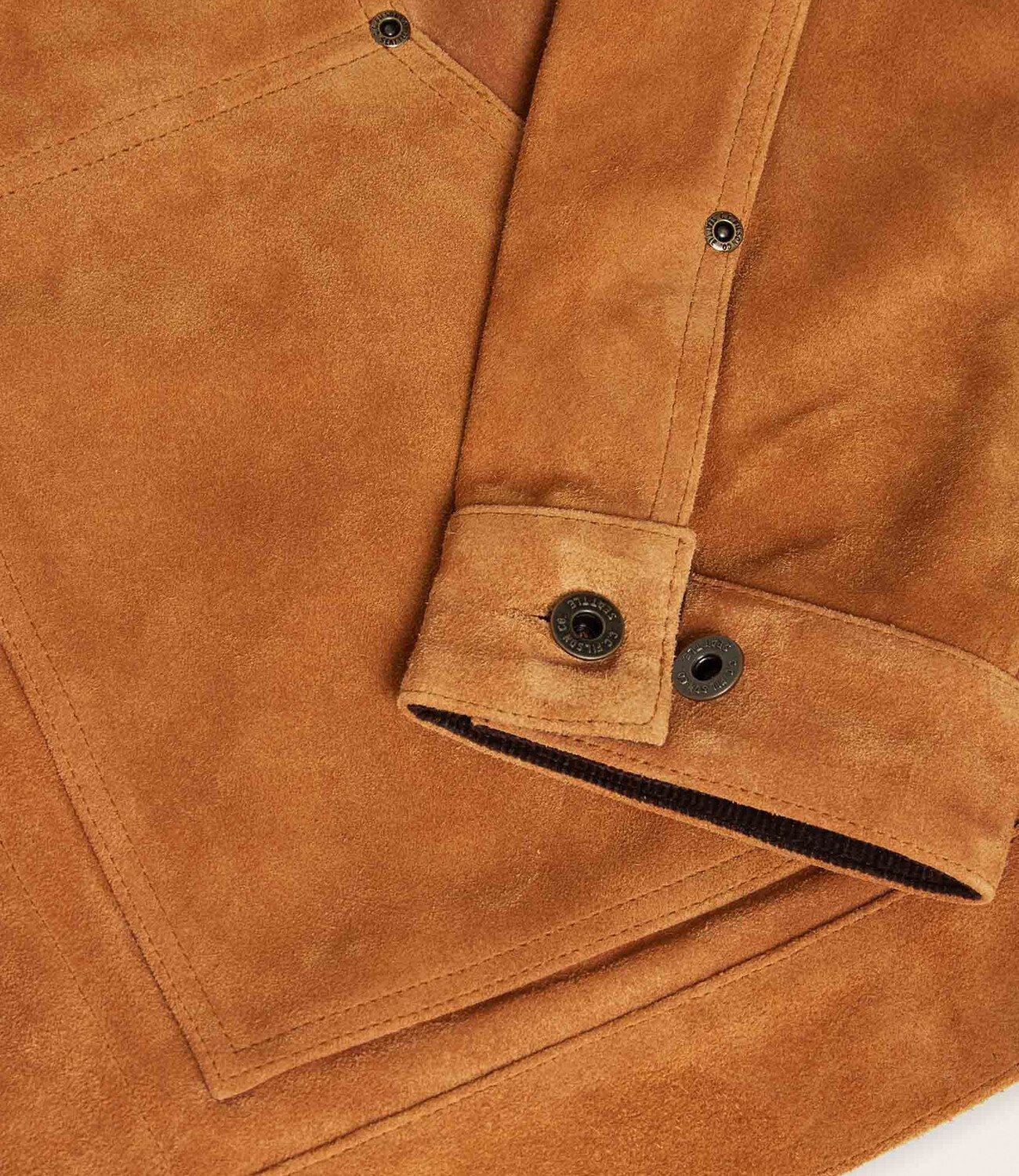 Suede short cruiser - Saddle brown
