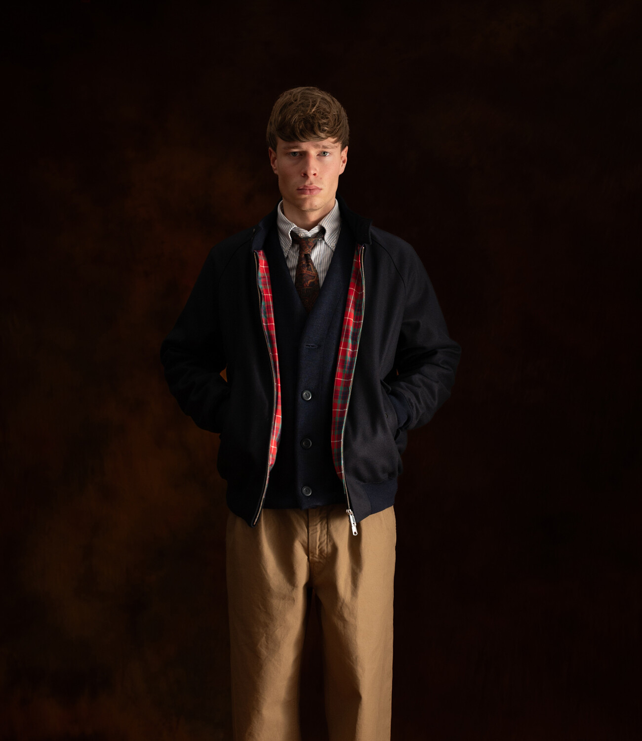 Melton G9 jacket - Deep blue