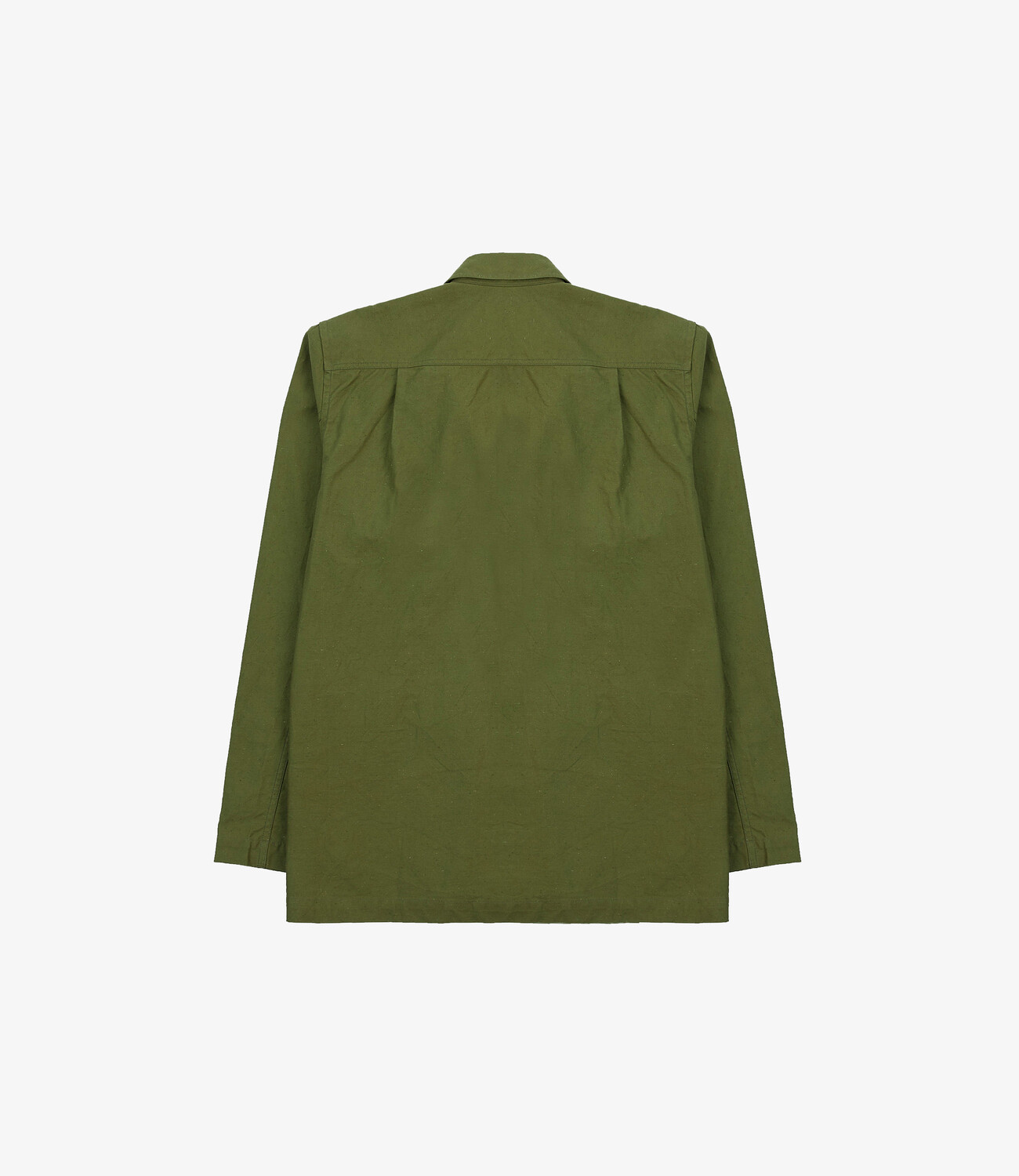 Cotton overshirt - jacket - Olive