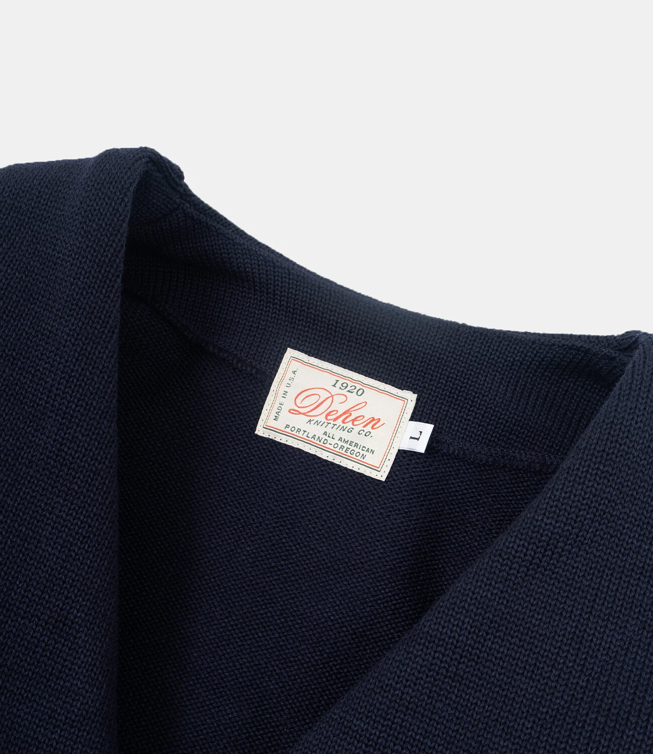 Slouchy Varsity Cardigan - Dark navy