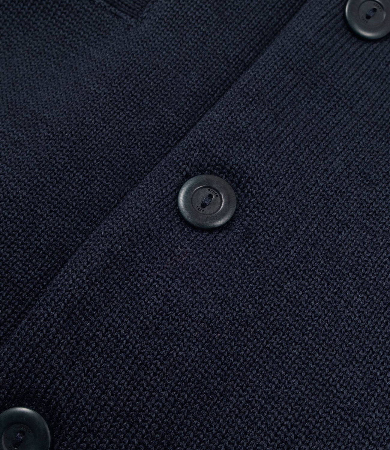 Slouchy Varsity Cardigan - Dark navy