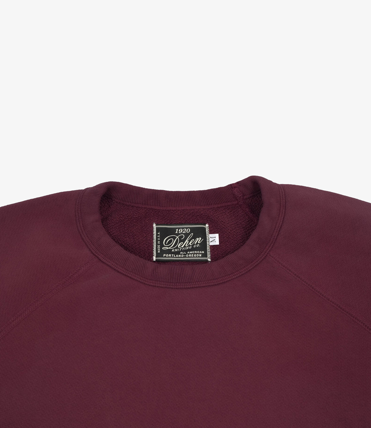 Heavy Duty Crew Cotton - Burgundy