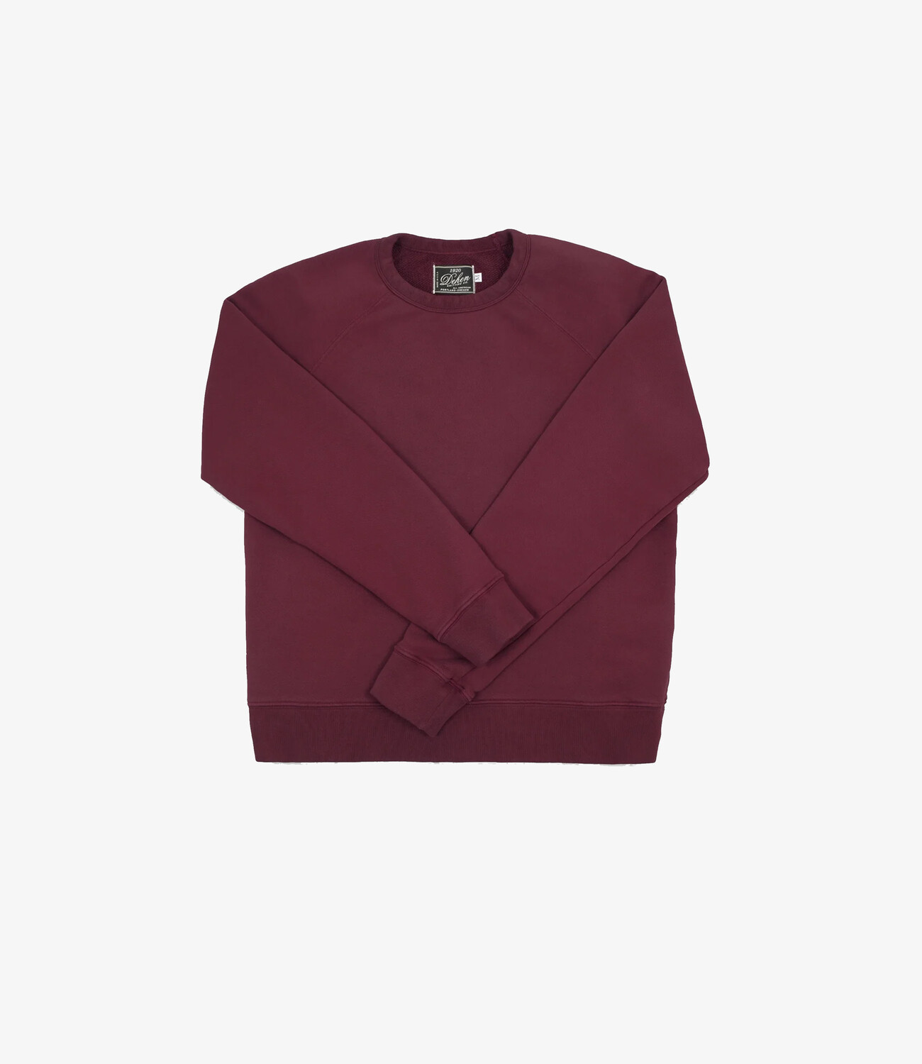 Heavy Duty Crew Cotton - Burgundy