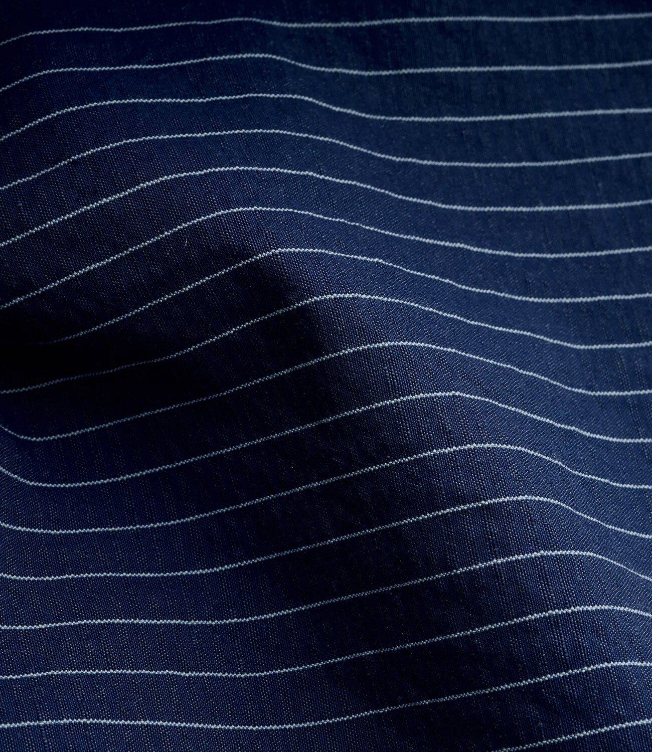 Tailored Wide Trousers - Ocean stripe