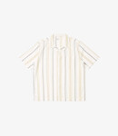 Universal Works Road shirt hendrix stripe - Ecry navy