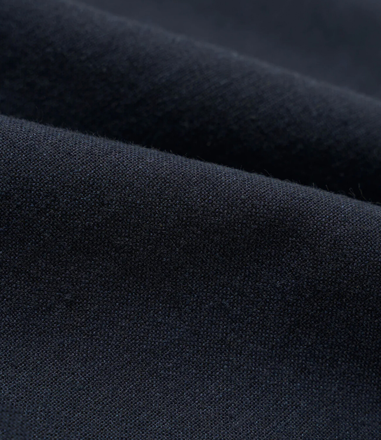 Pleated track pant valencia cotton - Navy