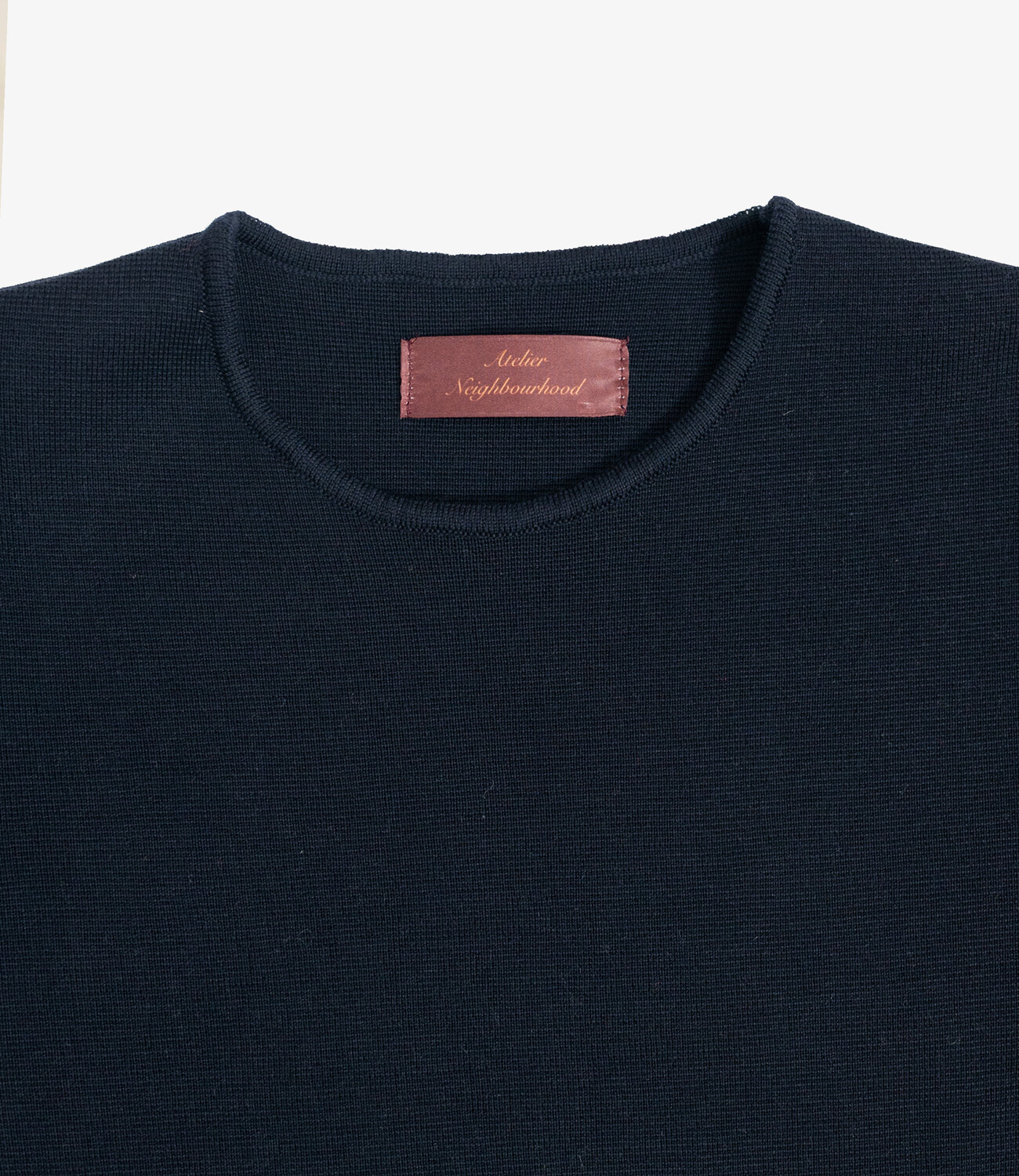 Longsleeve 100% merino milano rip - Deep Navy
