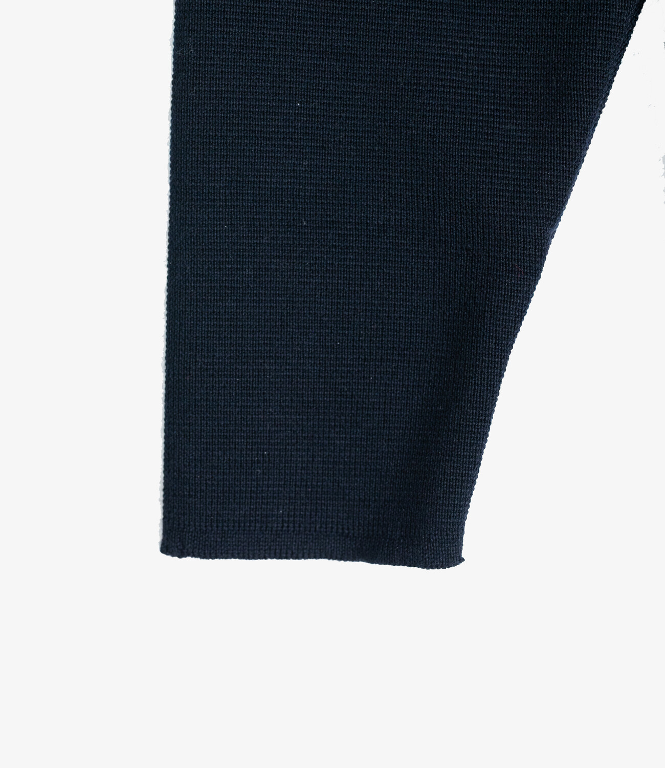 Longsleeve 100% merino milano rip - Deep Navy