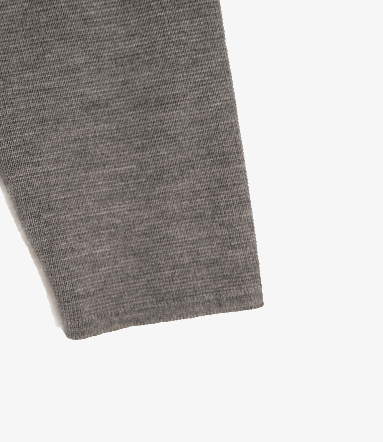 Longsleeve 100% merino milano rip - Grey