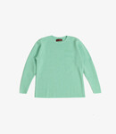Atelier Neighbourhood Longsleeve 100% merino milano rip - Pastel green