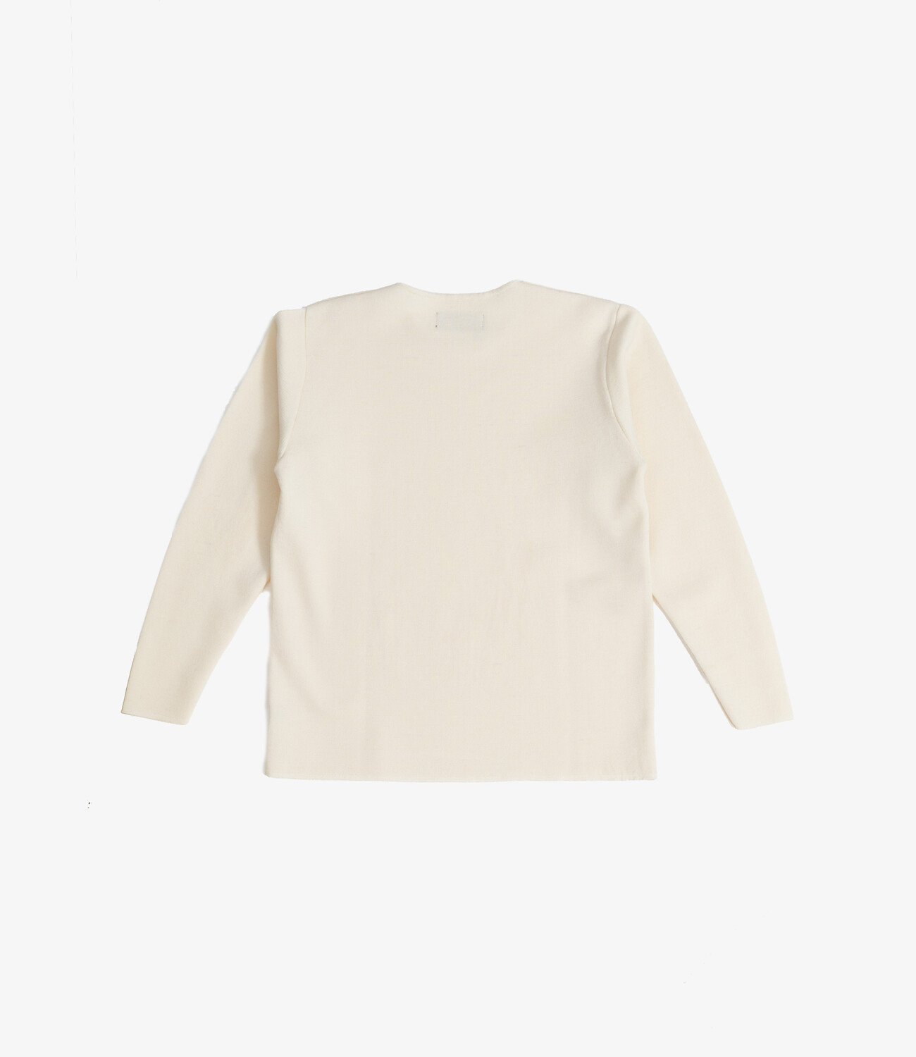 Longsleeve 100% merino milano rip - Off White
