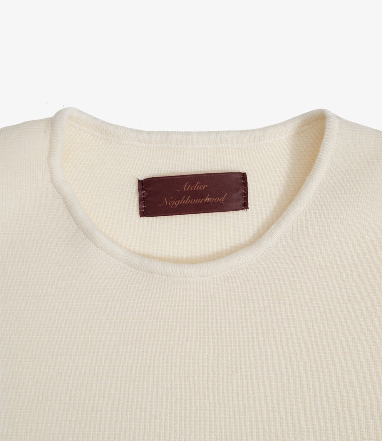 Longsleeve 100% merino milano rip - Off White