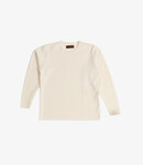 Atelier Neighbourhood Longsleeve 100% merino milano rip - Off White