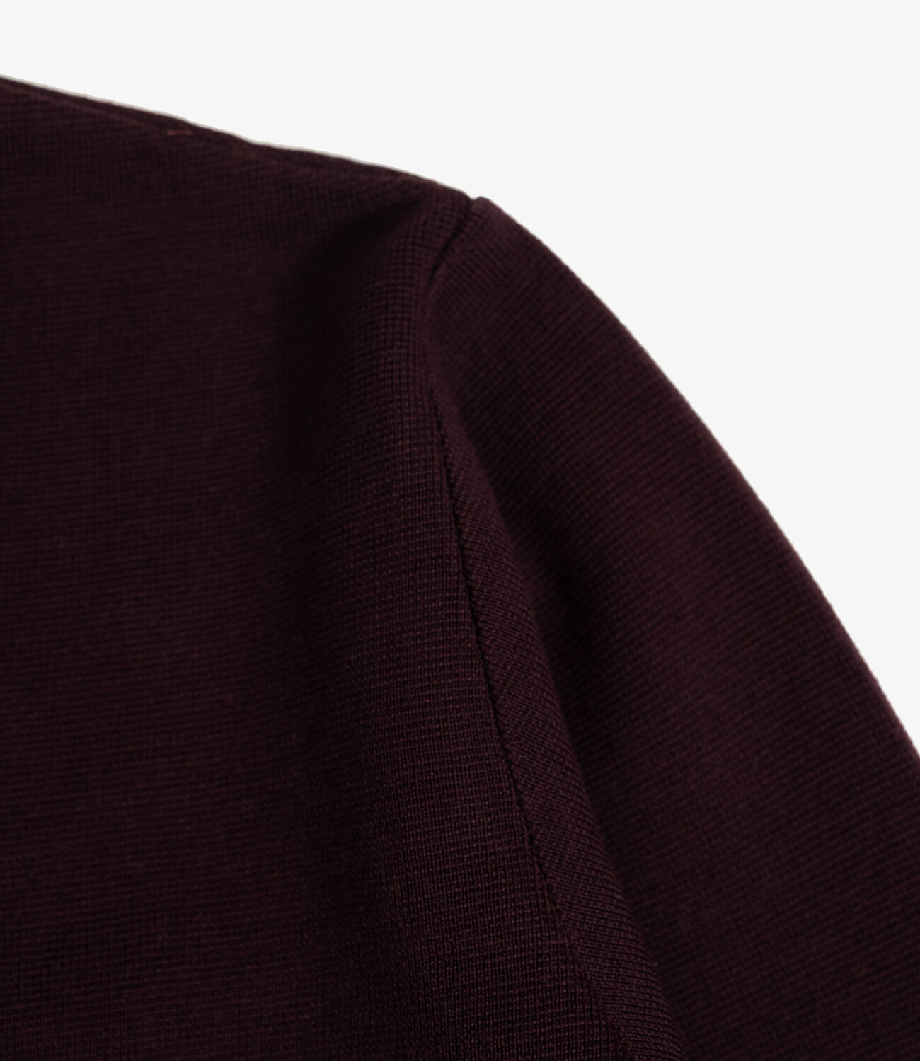 Longsleeve 100% merino milano rip - Bordeaux