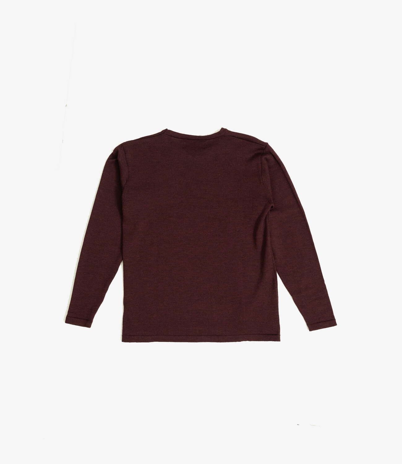 Merino wool longsleeve - Bordeaux