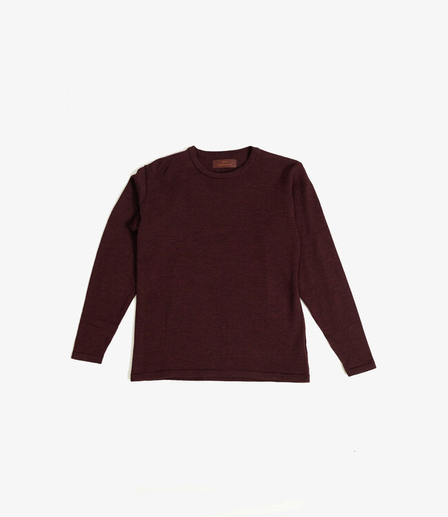 Atelier Neighbourhood Merino wool longsleeve - Bordeaux