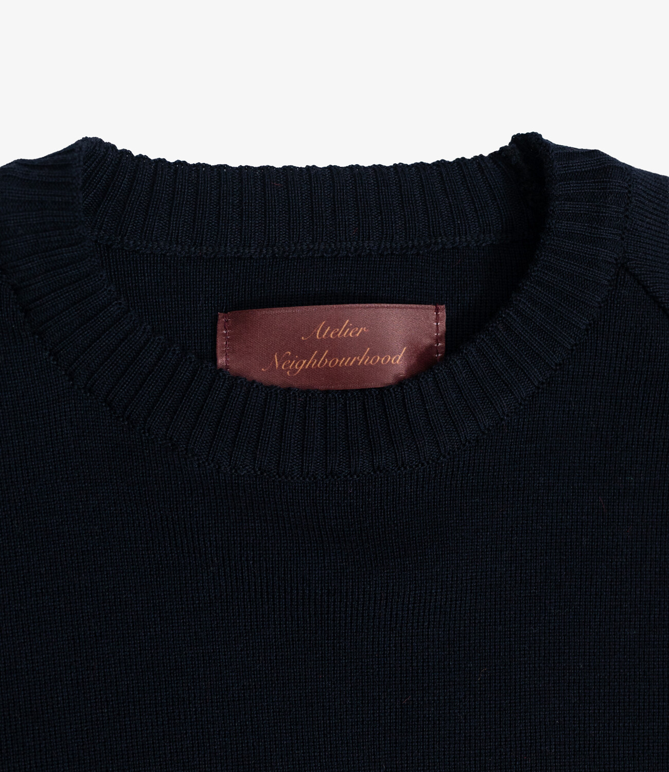 Merino knitted crewneck - Deep Navy