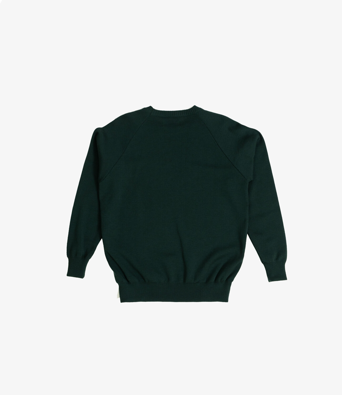 Merino knitted crewneck - Petrol