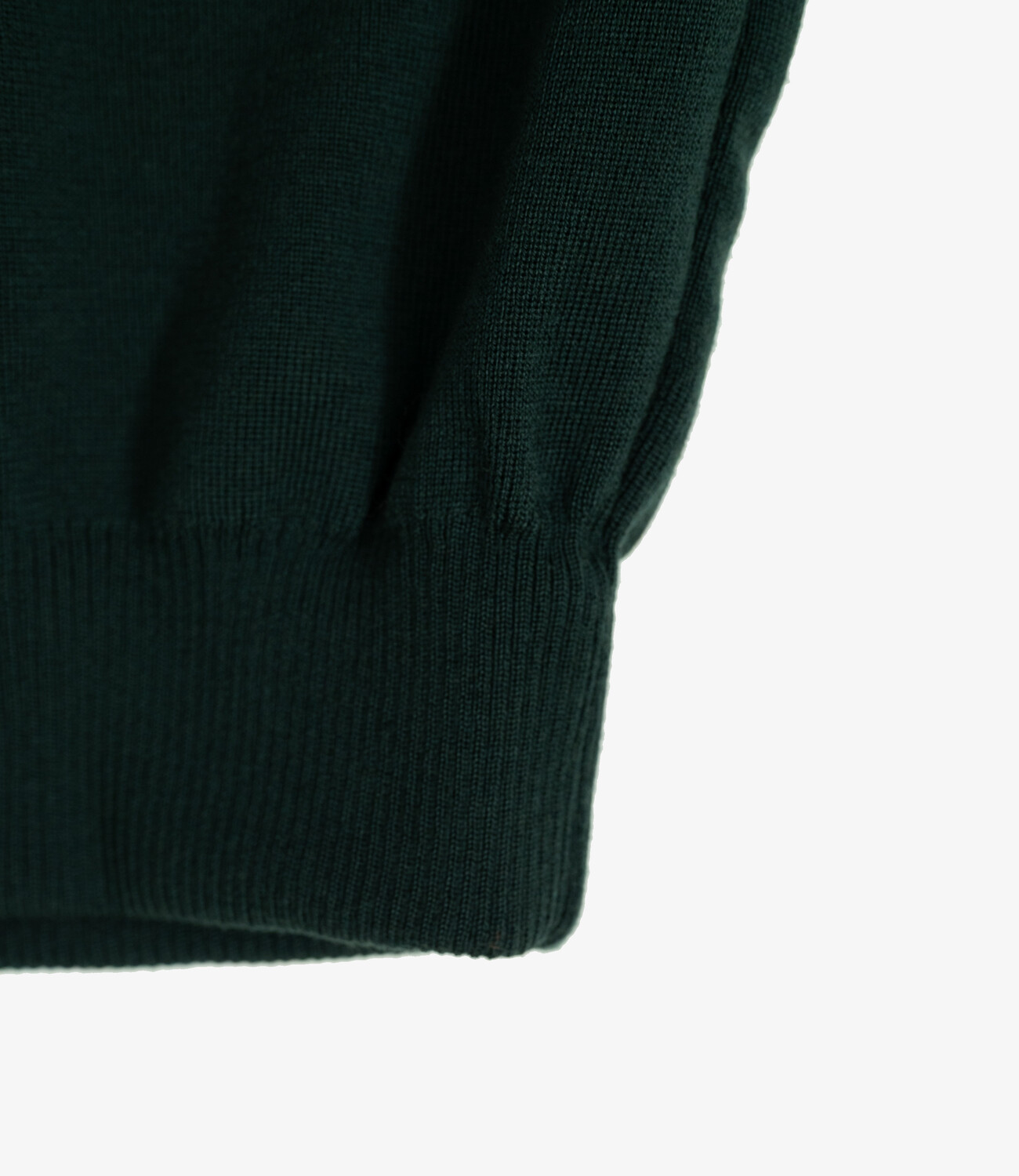 Merino knitted crewneck - Petrol