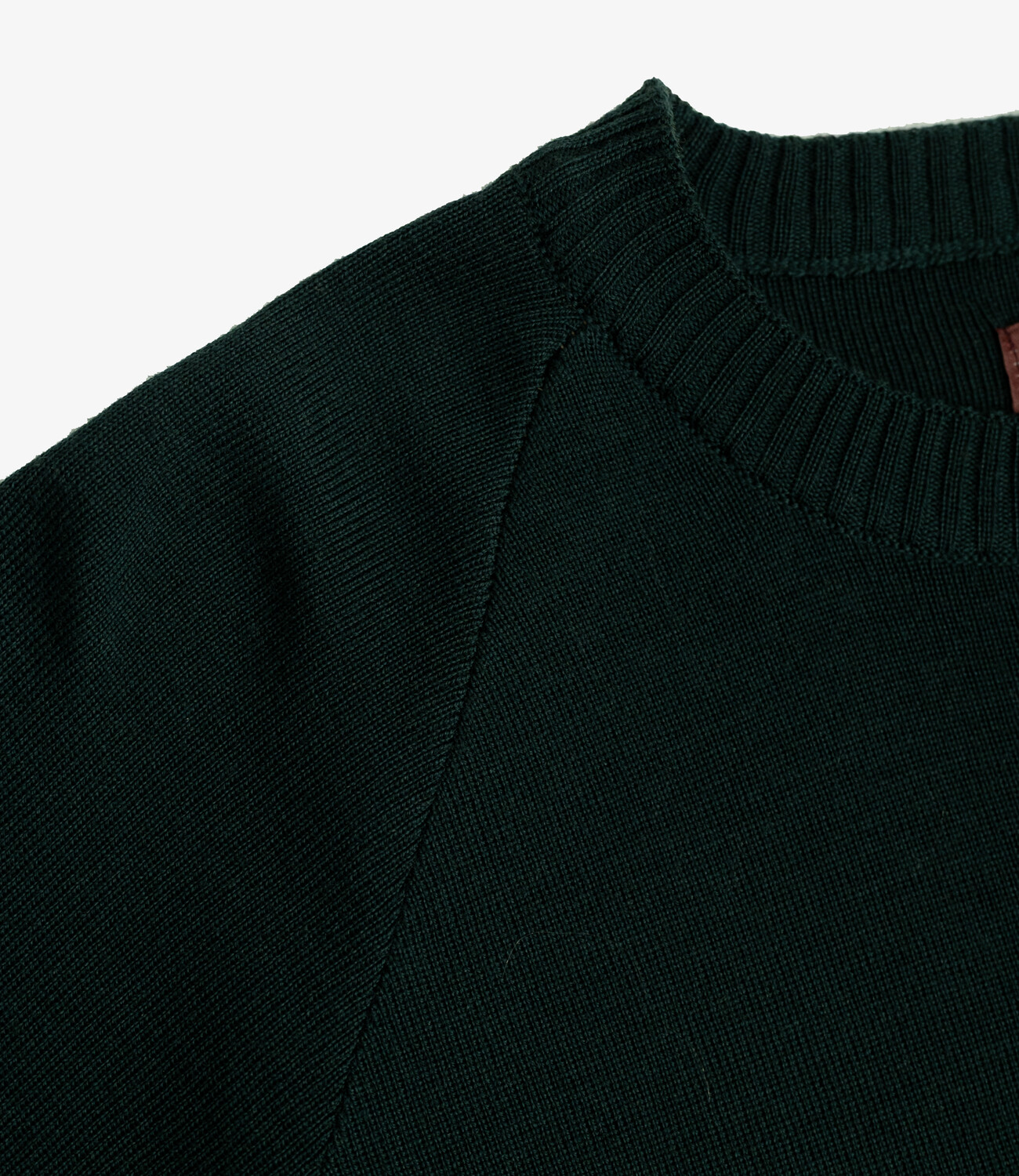 Merino knitted crewneck - Petrol