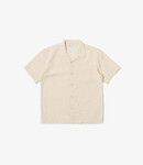 Universal Works Road shirt dot waffle - Ecru