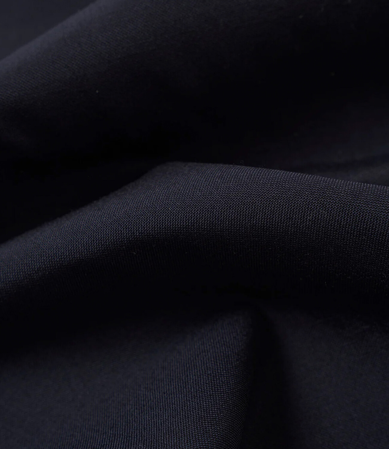 Pleated track pant tropical suiting - Navy