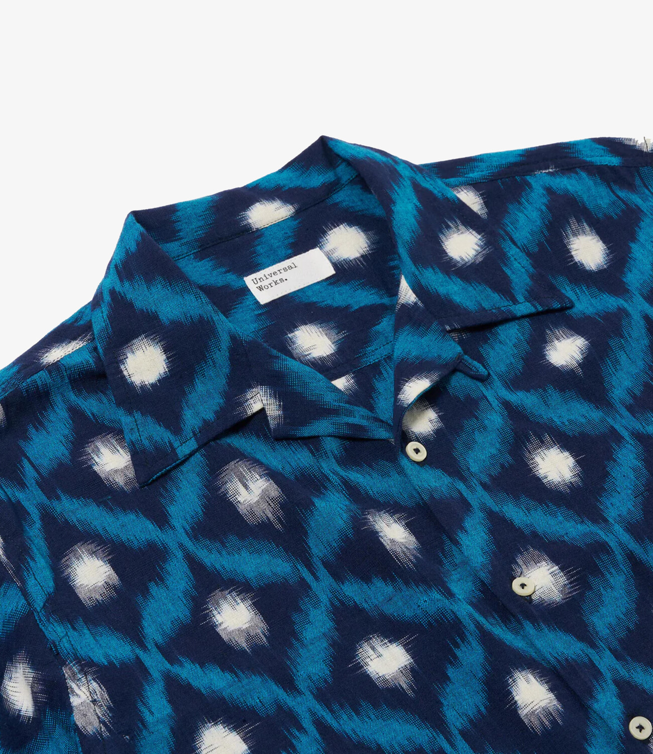 Deck shirt diamon ikat - Indigo