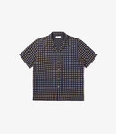Universal Works Road shirt Rhodes - Navy / sand
