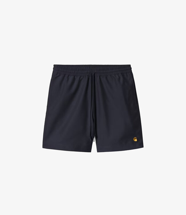 Carhartt WIP Chase Swim Trunks - Dark Navy / Gold